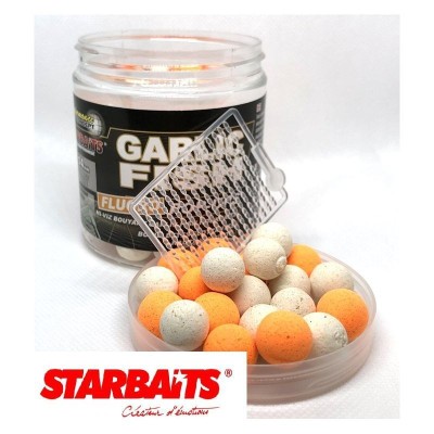 STARBAITS GARLIC FISH FLURO POP UPS 14 MM
