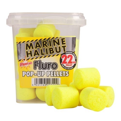 Dynamite Pellet Flotantes 22mm Fluor Marine Halibut