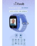 Save family Reloj con GPS Acuático con Camara para niños color Azul Glitter. Modelo Superior