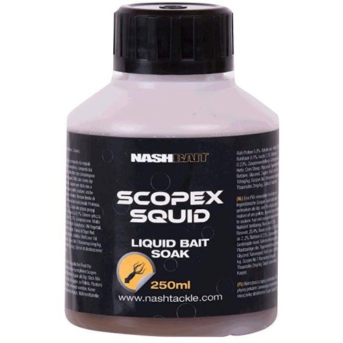 Nash SCOPEX&SQUID lIQUID BAIT SOAK 250ML