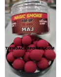 Motabacarp Boilies Flotantes Magic smoke 15mm MAJ (SALCHICHA AHUMADA)