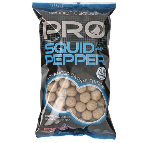 STARBAITS PROBIOTIC SQUID & PEPPER Boilies 20mm