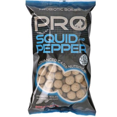 STARBAITS PROBIOTIC SQUID & PEPPER Boilies 20mm