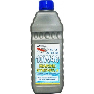 Aceite sintético Nauticol 10w40 1lt