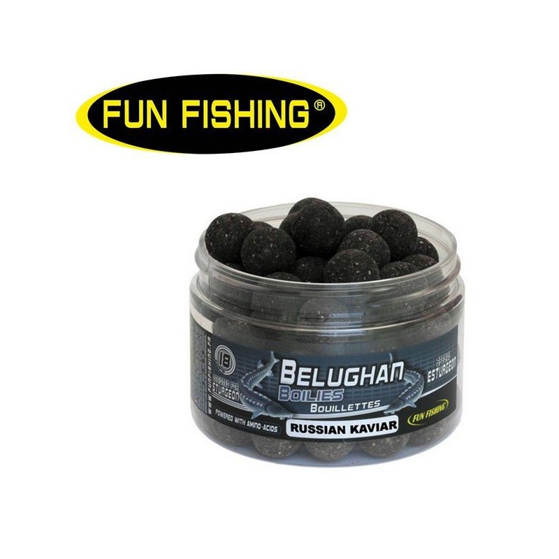 Boilie Fun Fishing Belughan Russian Caviar Boilies 18mm 300g