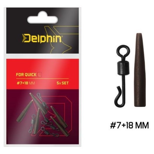 Delphin FDR Quick L/ Set 5ks-talla 7+Antitangle18mm