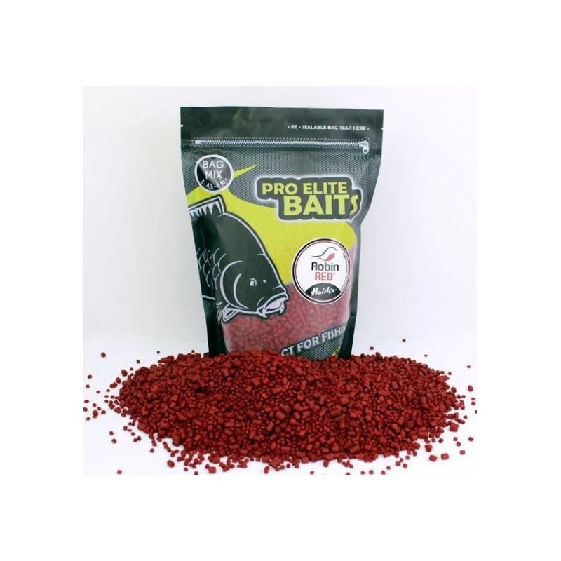 Poisson Bag Mix  Pellets 3-4,5-6mm  ROBIN RED