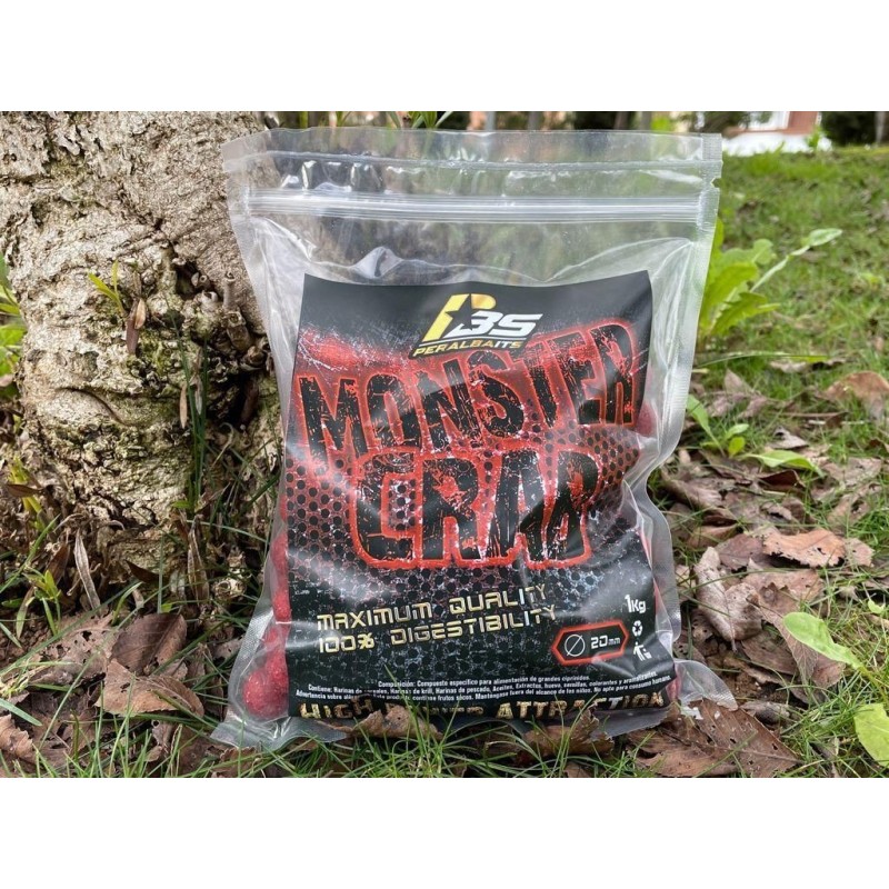 PeralBaits Boilies 20mm 1Kg MONSTER CRAB