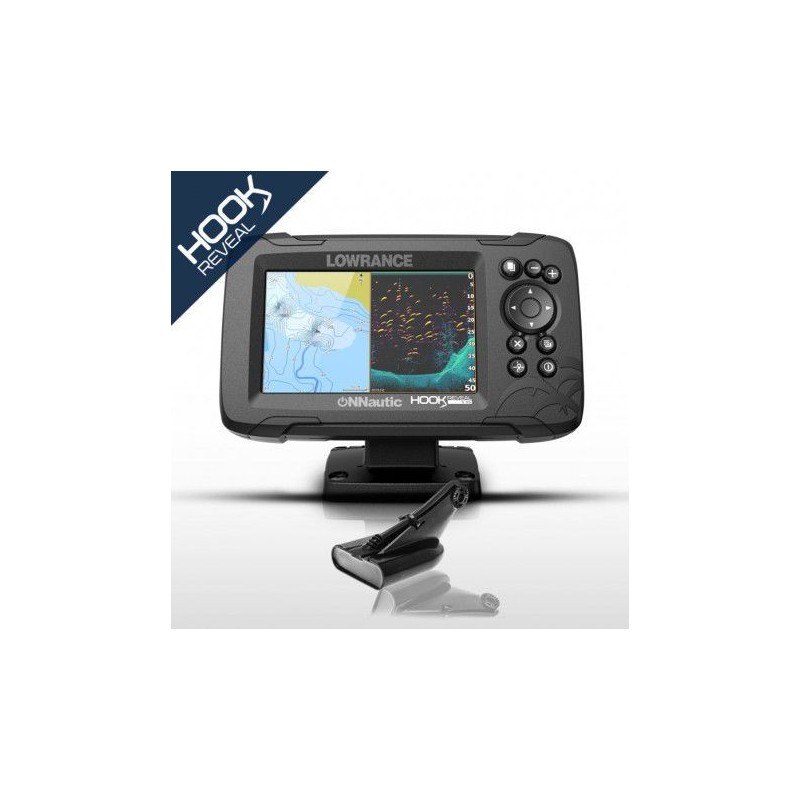 Lowrance HOOK Reveal 5 con Transductor HDI 50/200 600w. CHIRP/DownScan