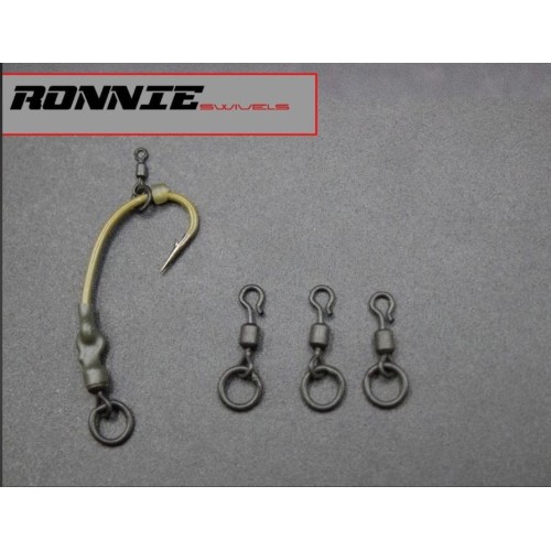 TRYBION TACKLE RONNIE SWIVEL RIG (enganche rapido para montaje RONNIE RIG o SPINNER RIG) 10 unid