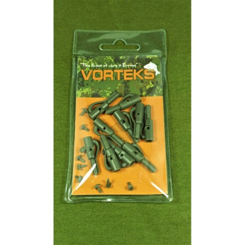 VORTEKS SAFETY LEAD CLIPS WITHPIN  10unid