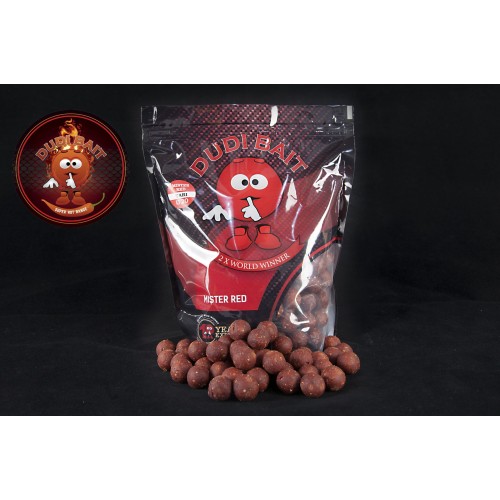 Dudi Bait Boilies Mister Red ”SUPE HOT”