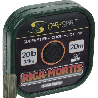 CARP SPIRIT  SUPER STIFF-CHOD RIGA-MORTIS HOOKLINK GREEN 25lb 11.3kg 20m
