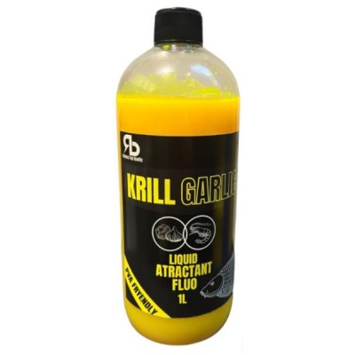RB Baits Liquid Atractant Fluo Krill Garlic  1L