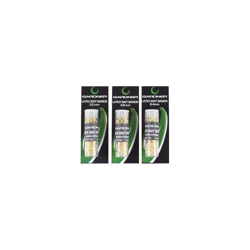 Gardner Gomas Latex para cebos medianas 4,8mm 100unid Gardner Gomas Latex para cebos medianas 4,8mm 100unid