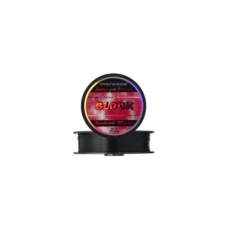 Prowess Monofilamento Block 20lb 50m (resistente a la abrasion) Prowess Monofilamento Block 20lb 50m (resistente a la abrasion)