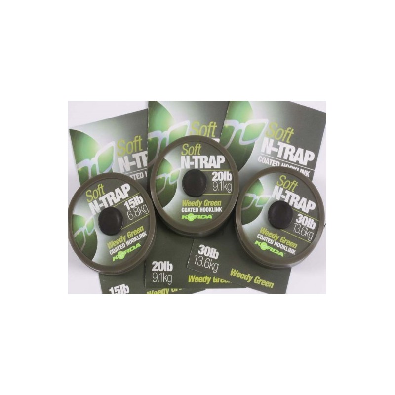Korda Bajo recubiertoN-TRAP20lb VERDE Green Soft (NOVEDAD 2011) Korda Bajo recubiertoN-TRAP20lb VERDE Green Soft (NOVEDAD 2011)