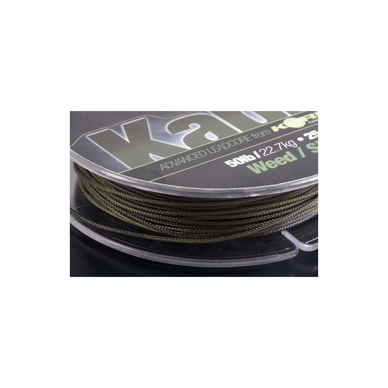Korda Leadcore KABLE 50lb/22.7kg 25mm verde-gris (novedad 2011) Korda Leadcore KABLE 50lb/22.7kg 25mm verde-gris (novedad 2011)