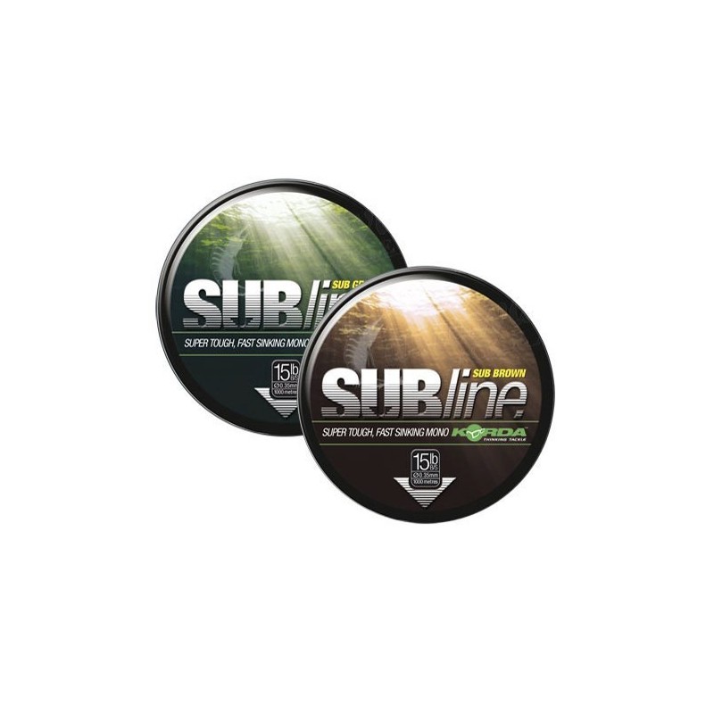 Korda Subline Ultra Tough verde 20 lb 0.43mm 1000m Korda Subline Ultra Tough verde 20 lb 0.43mm 1000m