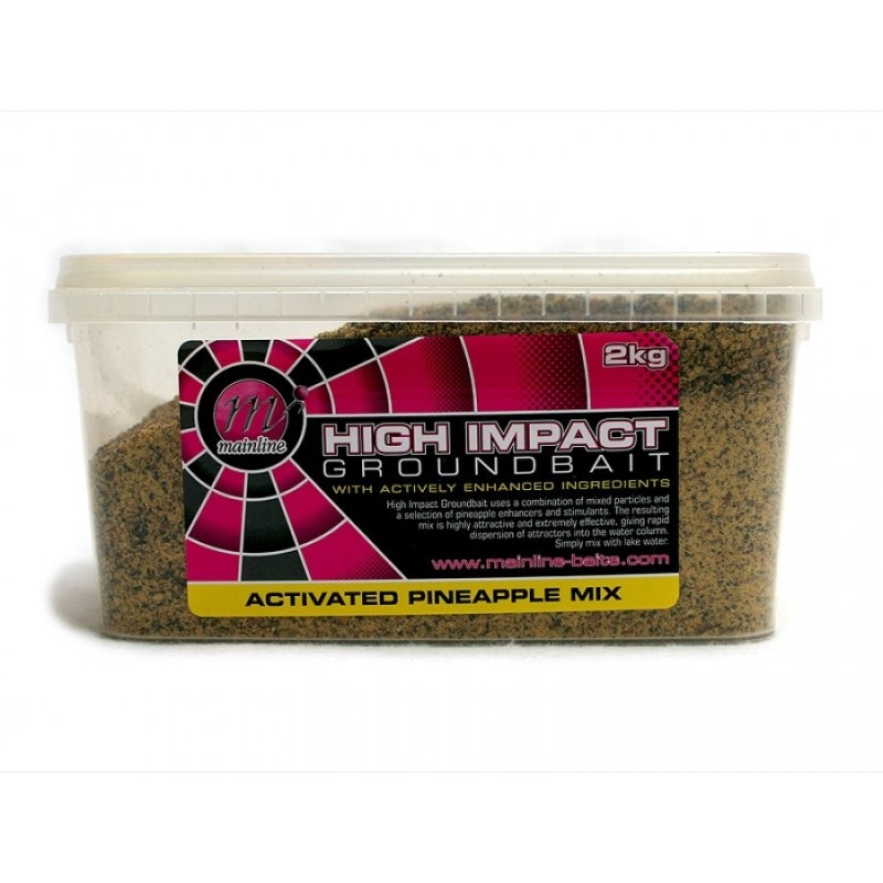 Mainline High Impact Pineapple Groundbait Cubo 2kg (engodo piña) Mainline High Impact Pineapple Groundbait Cubo 2kg (engodo piña)