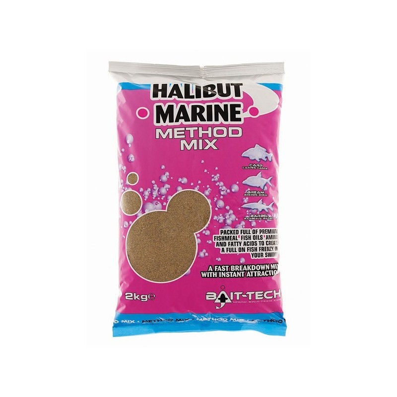 Bait-tech Engodo 2kg Halibut Marine Method Mix Bait-tech Engodo 2kg Halibut Marine Method Mix