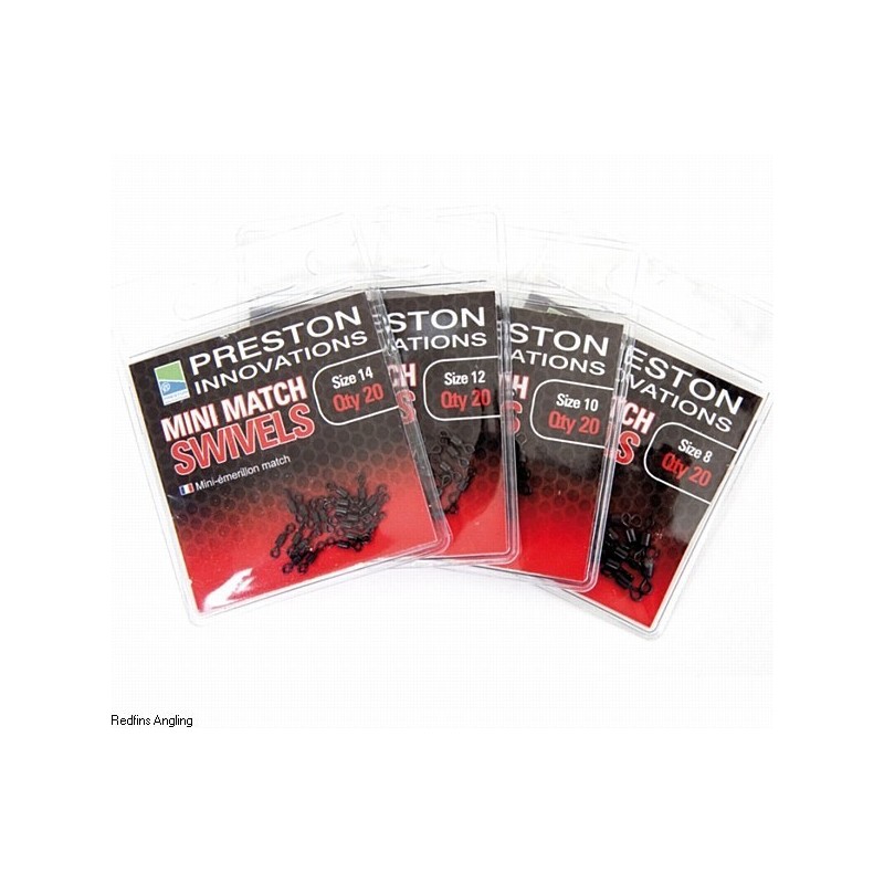 Preston Mini Emerillones nº8 (mini match swivels) Preston Mini Emerillones nº8 (mini match swivels)
