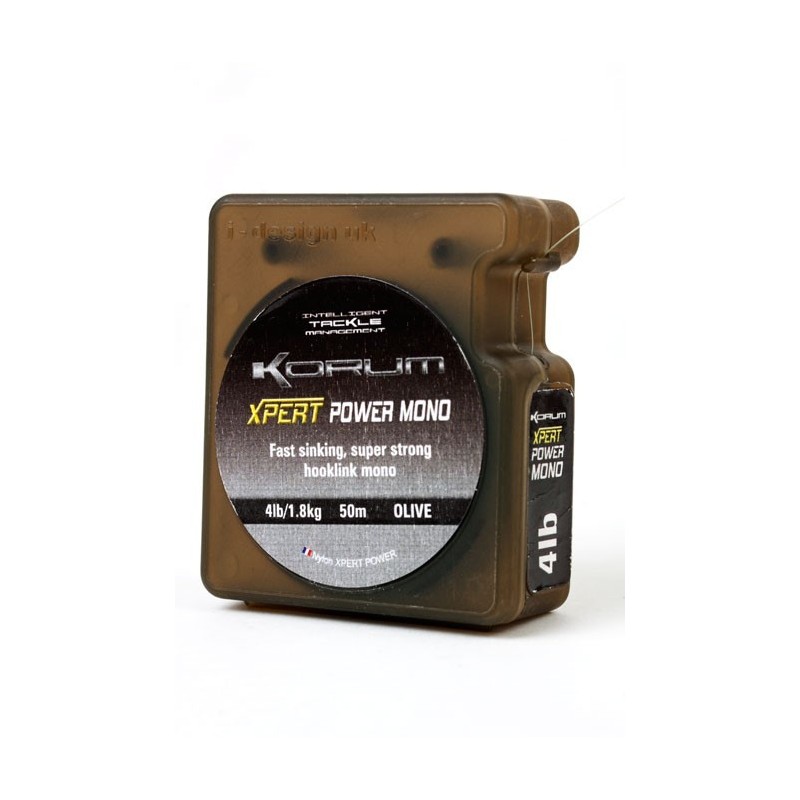 Korum Xpert Power Mono 6lb/2.7kg 50m olive Korum Xpert Power Mono 6lb/2.7kg 50m olive