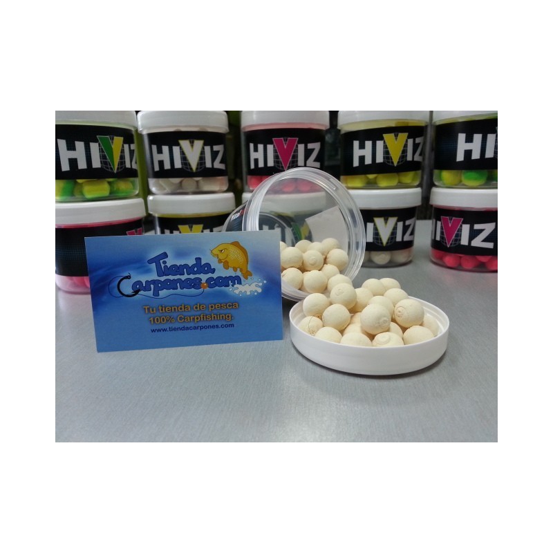 Vital Baits Hi-viz Boilies Flotantes 10mm Coco & A.butirico Vital Baits Hi-viz Boilies Flotantes 10mm Coco & A.butirico
