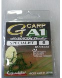 Gamakatsu G-carp Specialist Camo Verde Talla 6 10 unid