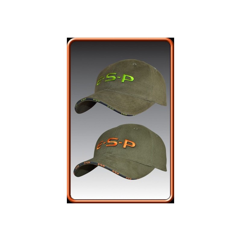 E.S.P Gorra verde logo naranja E.S.P Gorra verde logo naranja