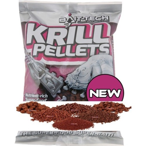Bait-Tech Krill Pellets 20mm Taladrados 900gr