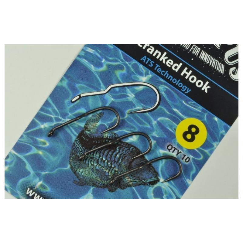 CARP`R`US Cranked Hook Talla 8 10 unid CARP`R`US Cranked Hook Talla 8 10 unid