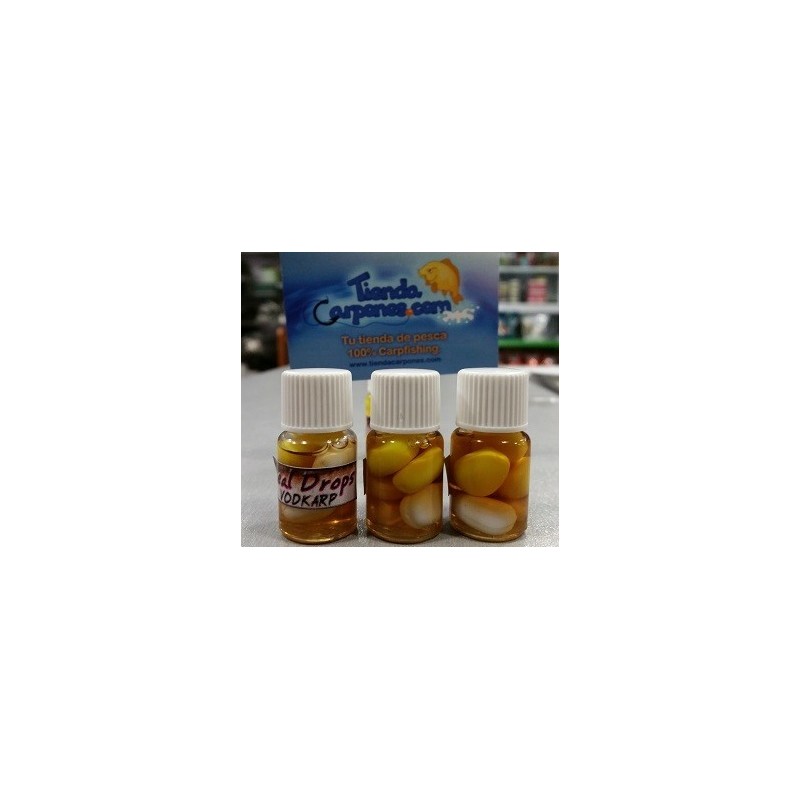 Real Drops Maiz grande Amarillo&Blanco flotante en aroma VODKARP Real Drops Maiz grande Amarillo&Blanco flotante en aroma VODKARP