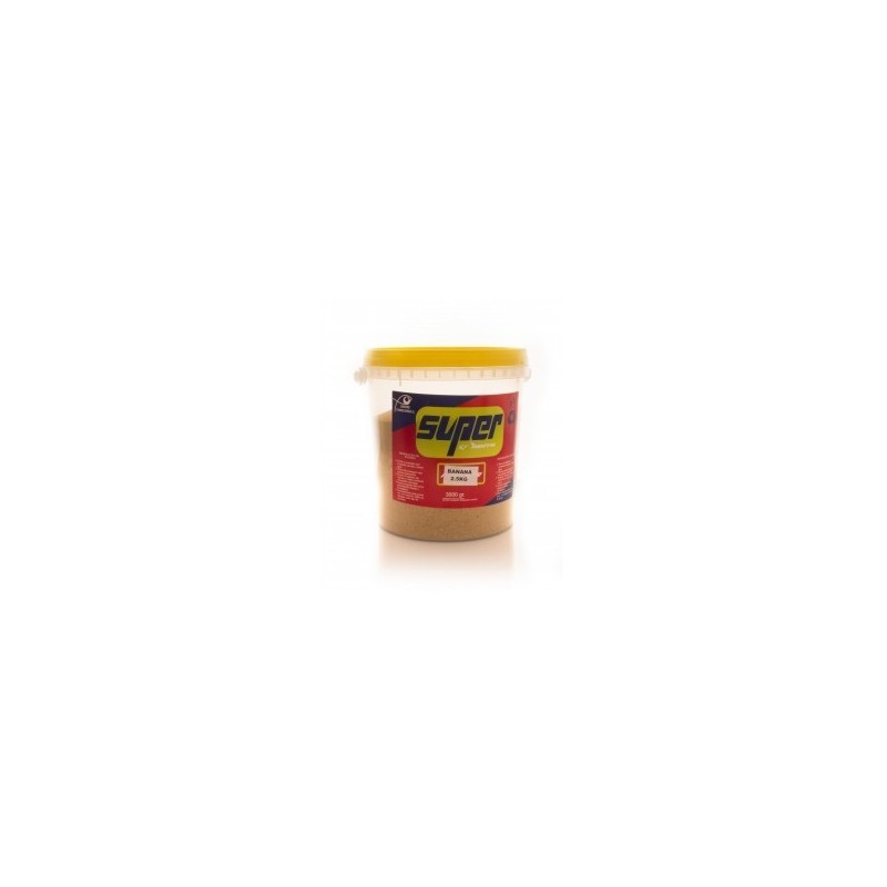 Super Baits Cubo Engodo 2,5kg Banana Super Baits Cubo Engodo 2,5kg Banana