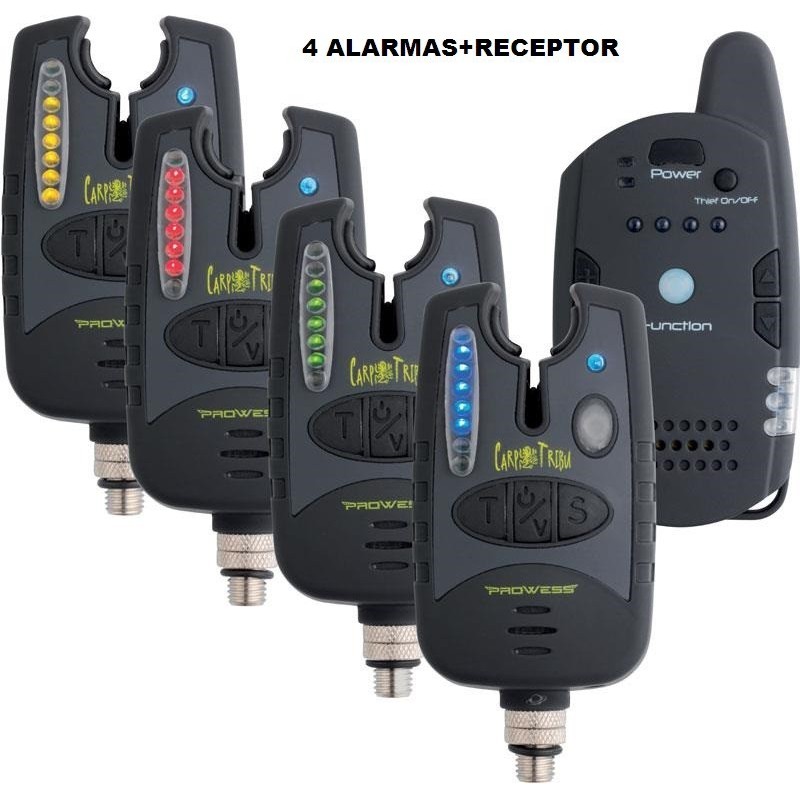 Prowess Pack Alarmas Carp Tribu 4+1 Prowess Pack Alarmas Carp Tribu 4+1