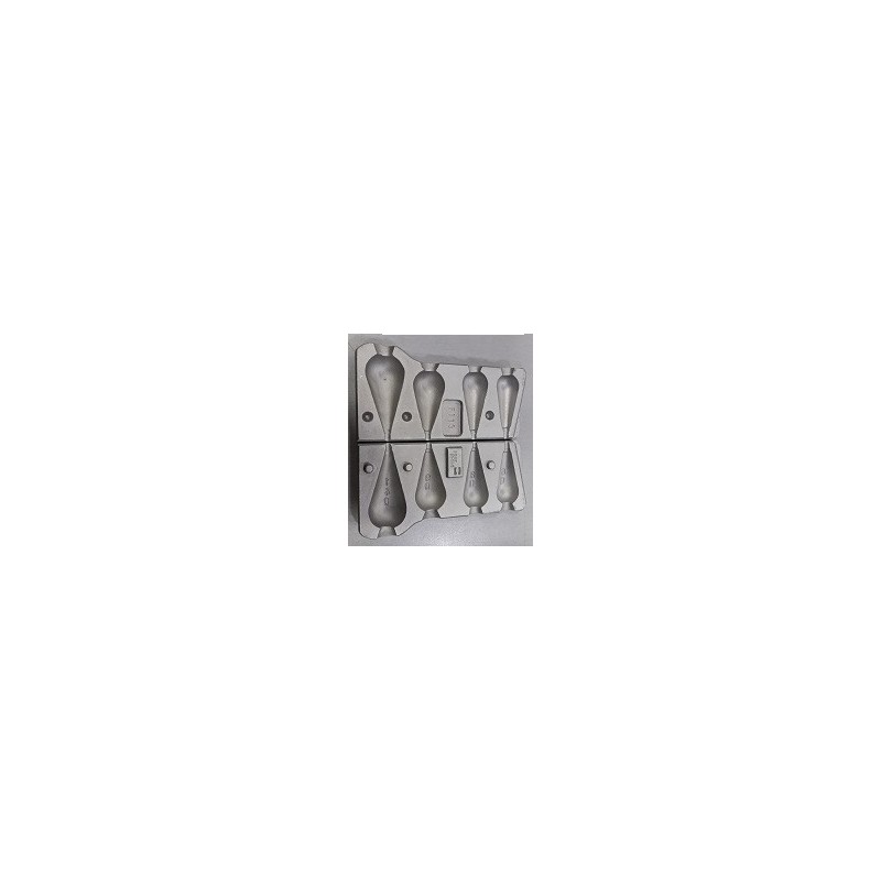 Molde Pera Distancia 70-80-90-100gr F113 Molde Pera Distancia 70-80-90-100gr F113