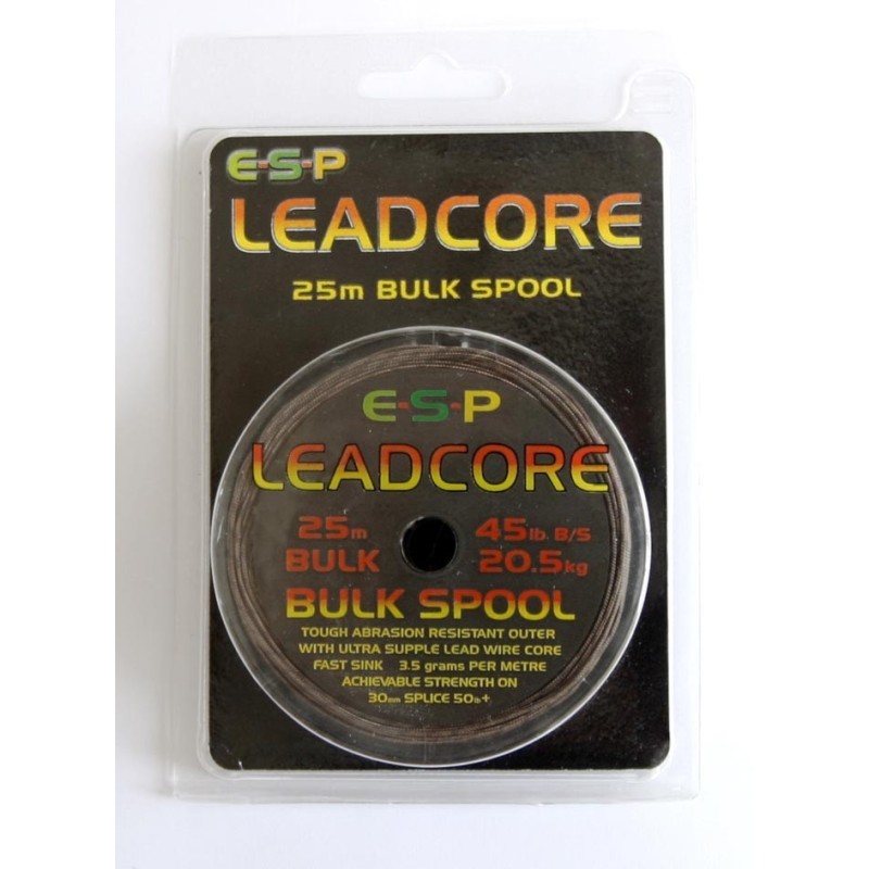 E.S.P. Leadcore 25m 45 lb ( original camo) E.S.P. Leadcore 25m 45 lb ( original camo)