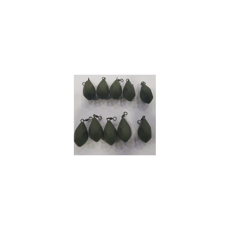 Lote 10 plomos 85gr TRIBOMB Verdes C/perrillo A-5 Lote 10 plomos 85gr TRIBOMB Verdes C/perrillo A-5