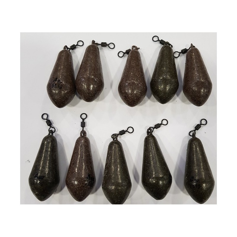 Lote 10 plomos Korda 113gr distancia Verdes A-8 Lote 10 plomos Korda 113gr distancia Verdes A-8